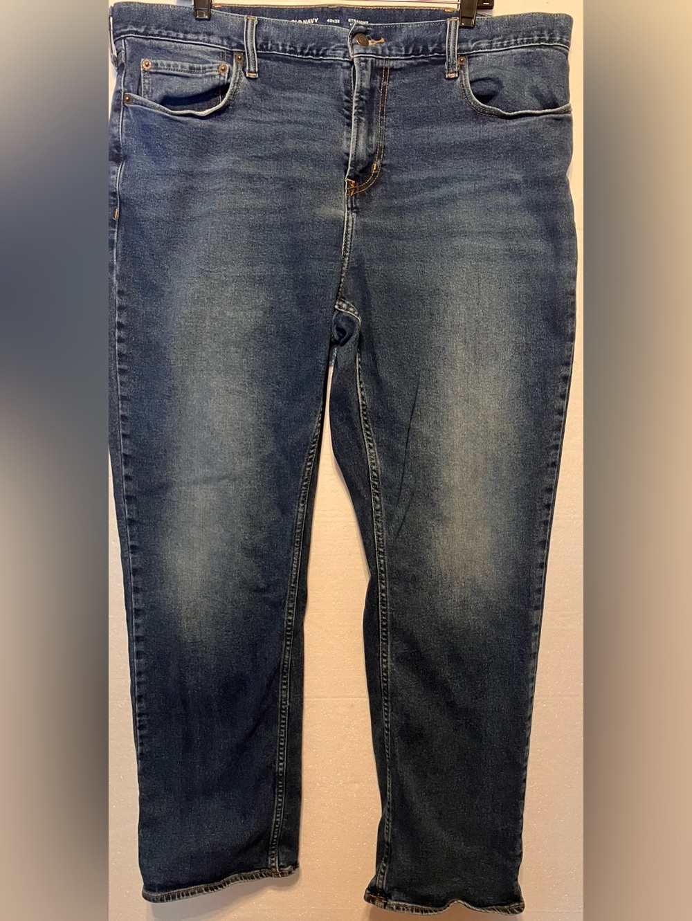 Old Navy Men’s 40x32 straight Flex Blue Denim Jeans